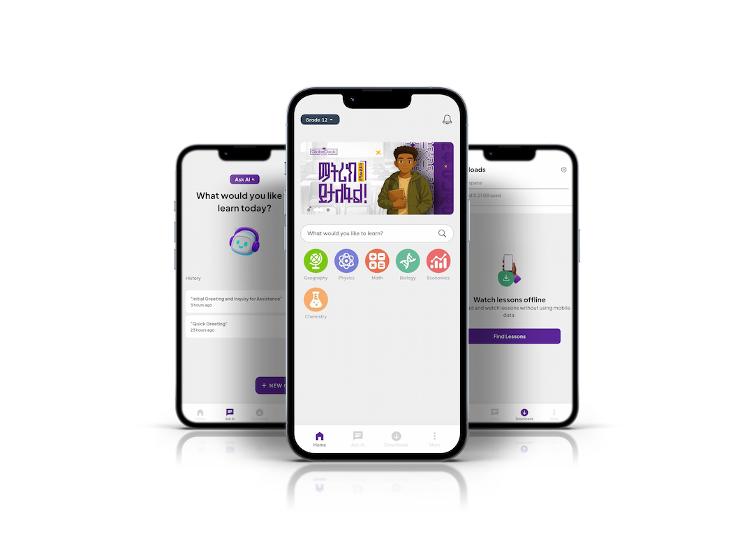Learning App Phone Mockup